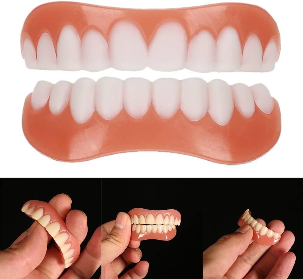 Amazon.co.jp: インスタントスマイル 下歯用 上歯用 美容 つけ歯 義歯